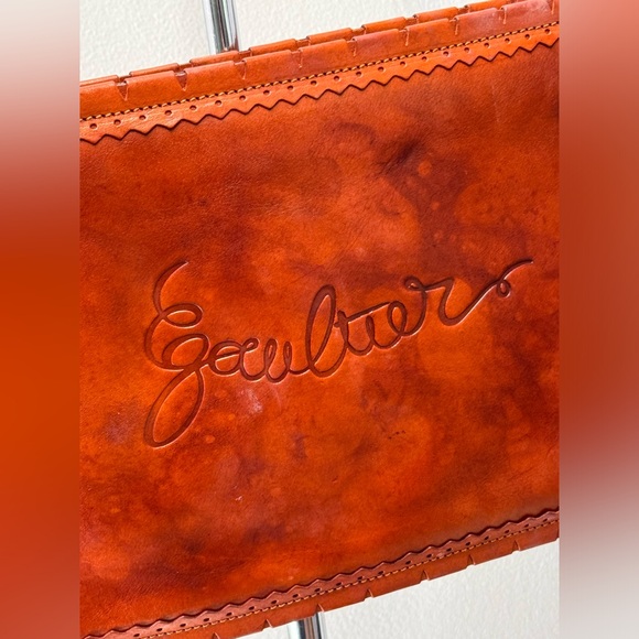 SOLD VESTIAIRE COLLECTIVE Jean Paul Gaultier Brown Leather Tasseled Handbag - Picture 4 of 16